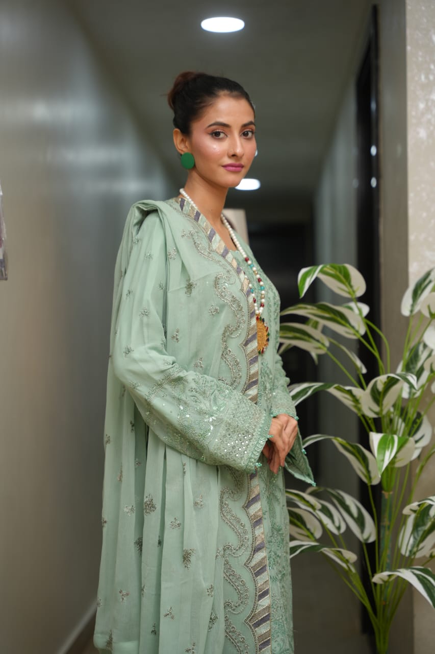 Mint Green Formal Dress for Women