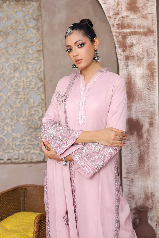 Elegant Straight Kurta Suit with Chiffon Dupatta