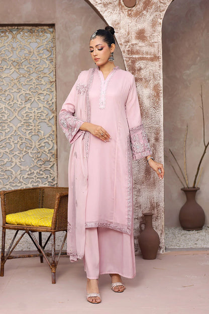 Elegant Straight Kurta Suit with Chiffon Dupatta