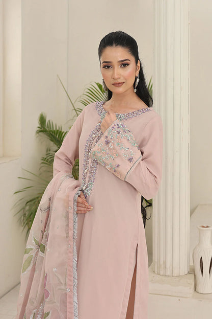 Timeless Festive Elegance – Embroidered Silk Straight Kurta Set SF-2430