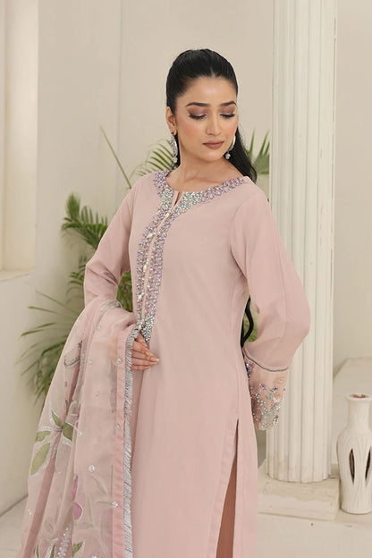 Timeless Festive Elegance – Embroidered Silk Straight Kurta Set SF-2430