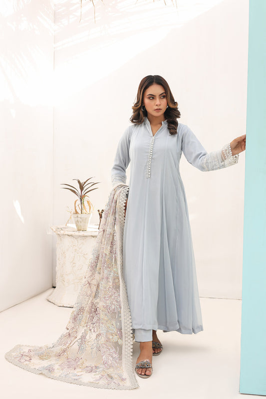 Floral Chiffon Frock