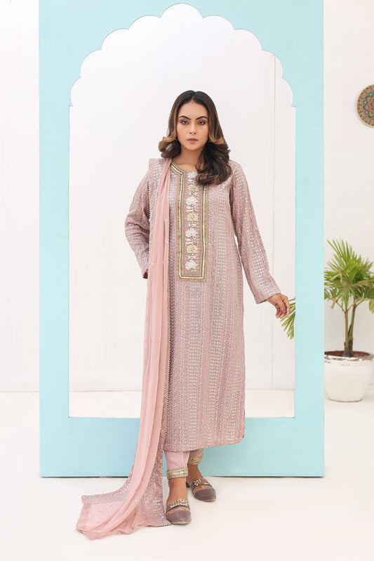 Light Purple Chiffon Dress