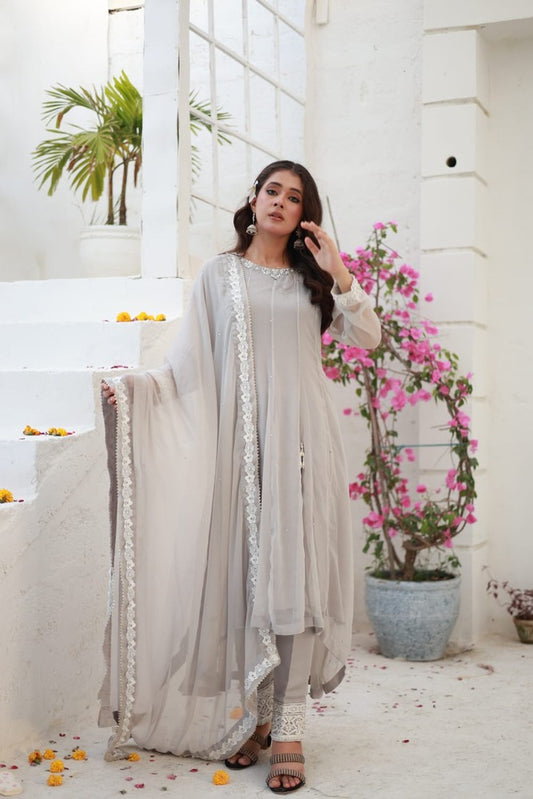 SF-2288 Chiffon Salwar Kameez | 3 Piece Suit Set